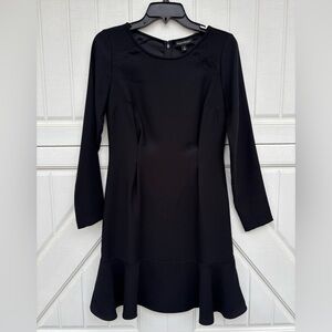 Banana Republic Black Fit & Flare Dress – Size 2 | Flattering + Classic